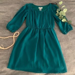 Teal professional dress